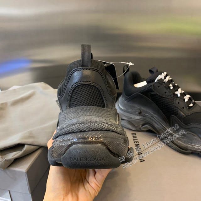 Balenciaga經典款男女鞋 巴黎世家頂級版本Triples氣墊水晶老爹鞋 Balenciaga情侶款老爹鞋  hdbl1164